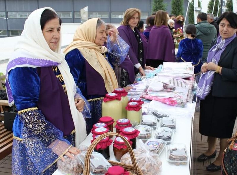 Kənd qadınları məişət zorakılığına qarşı güclərini birləşdirdilər - FOTOLAR
