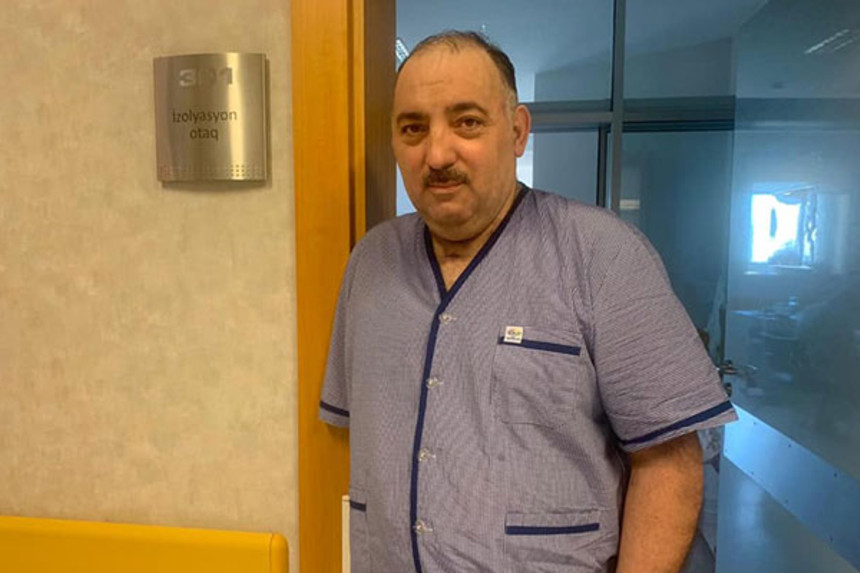 Bəhram Bağırzadənin xəstəxanadan fotoları