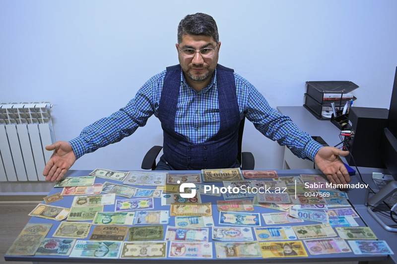 Köhnə əsginasları toplayan kolleksioner: 
