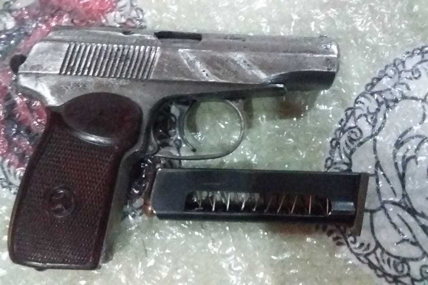 Bakıda tapança ilə gəzən şəxs saxlanıldı