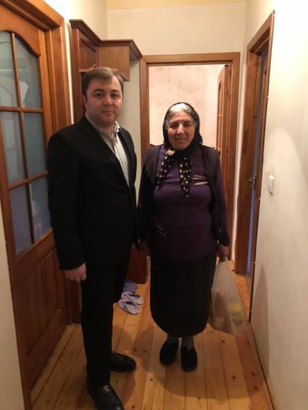 Emin Hacıyev Novruz bayramında seçiciləri ilə görüşdü - FOTO