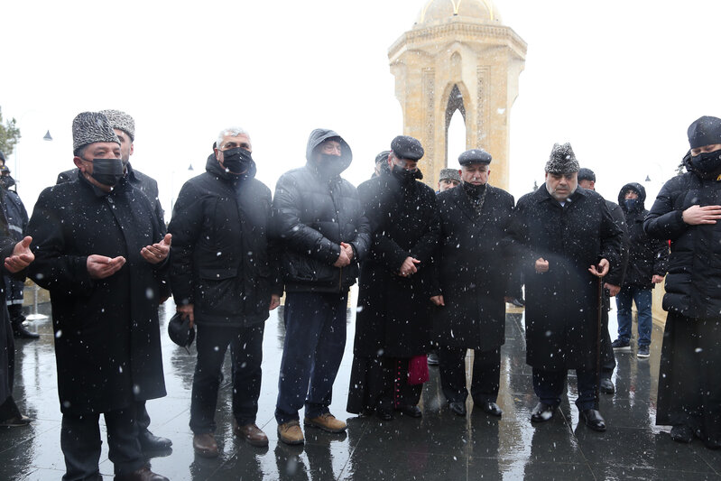 Dini konfessiya rəhbərləri Şəhidlər xiyabanını ziyarət etdi - FOTO