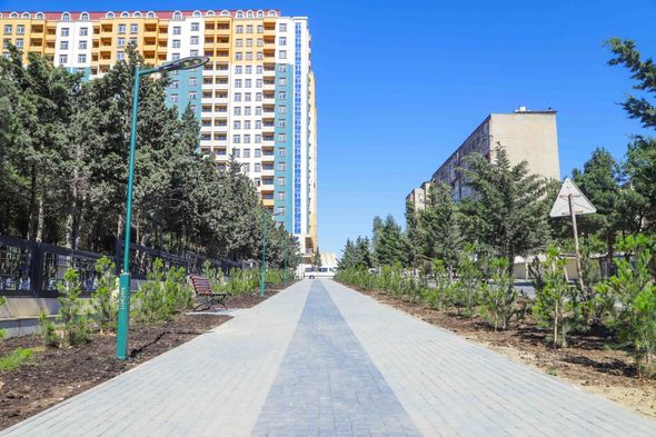 Xətai rayonu görkəmini dəyişir - FOTO/VİDEO