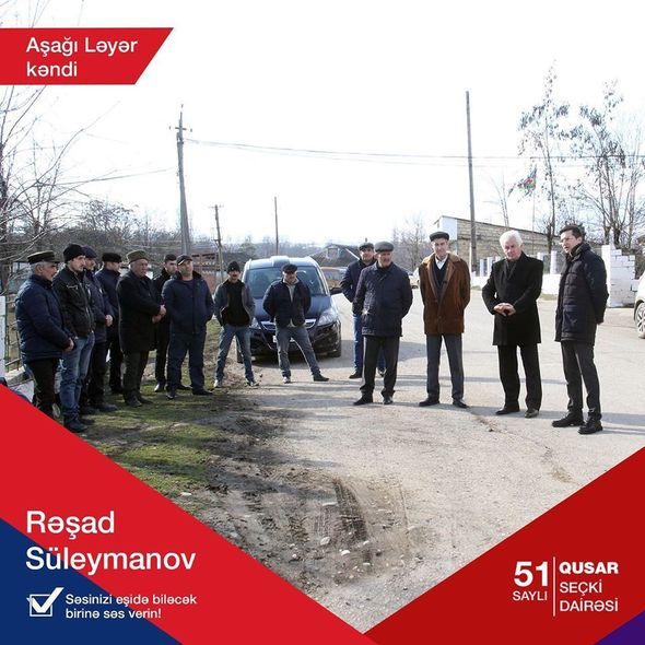 Rəşad Süleymanov qusarlılarla görüşdü - FOTO