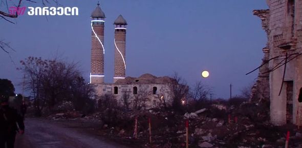 Gürcü telejurnalist: "Ağdamda dini və mədəniyyət ocaqları məhv edilib" - FOTO