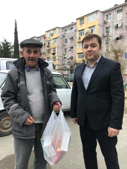 Emin Hacıyev Novruz bayramında seçiciləri ilə görüşdü - FOTO