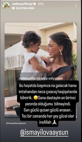 Məşhurlardan Aysuna dəstək: 'Hər zaman yanındayıq
