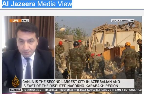 Prezidentin köməkçisi Hikmət Hacıyevin "Al Jazeera" televiziya kanalına müsahibəsi - FOTO