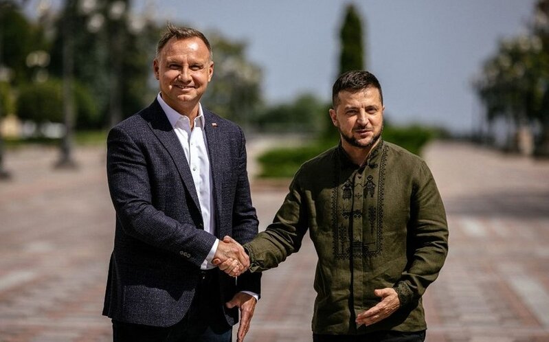Polşa Prezidenti Kiyevə getdi