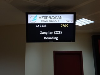 Zəngilan hava limanının ilk mülki sərnişinləri idmançılar olub