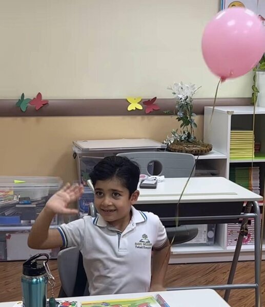 Tunar oğlunu birinci sinfə yola saldı - FOTOLAR