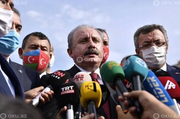 Mustafa Şentop: "Muzdluların Qarabağda Azərbaycana qarşı döyüşdüyünü sübut edən faktlar dünyaya göstəriləcək