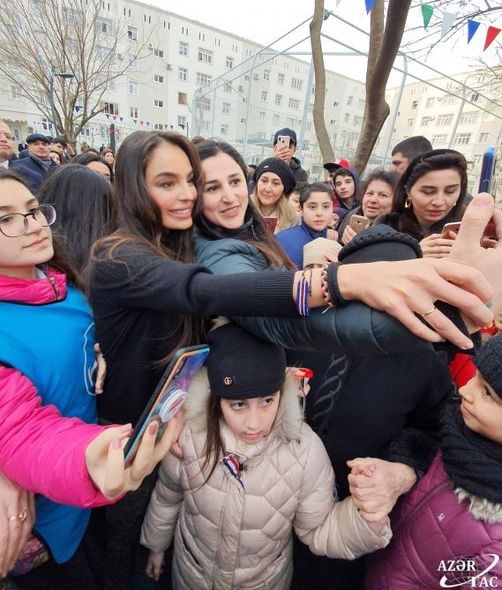 "Bizim həyət" layihəsi çərçivəsində Səbail rayonunda daha bir həyət abadlaşdırıldı - FOTO 