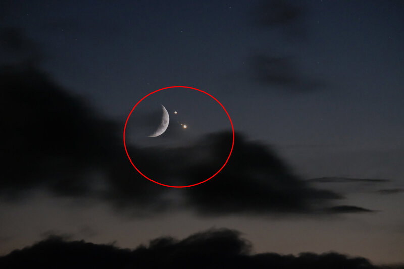 Yupiter və Saturnun "böyük qovuşması" kosmosdan qeydə alındı - FOTO