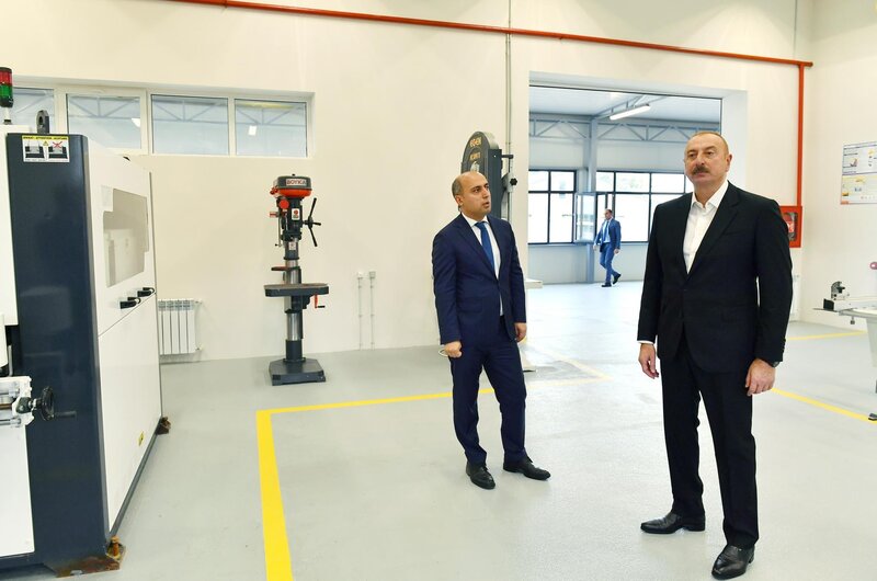 İlham Əliyev Cəlilabad Dövlət Peşə Təhsil Mərkəzinin açılışında iştirak edib - FOTOLAR
