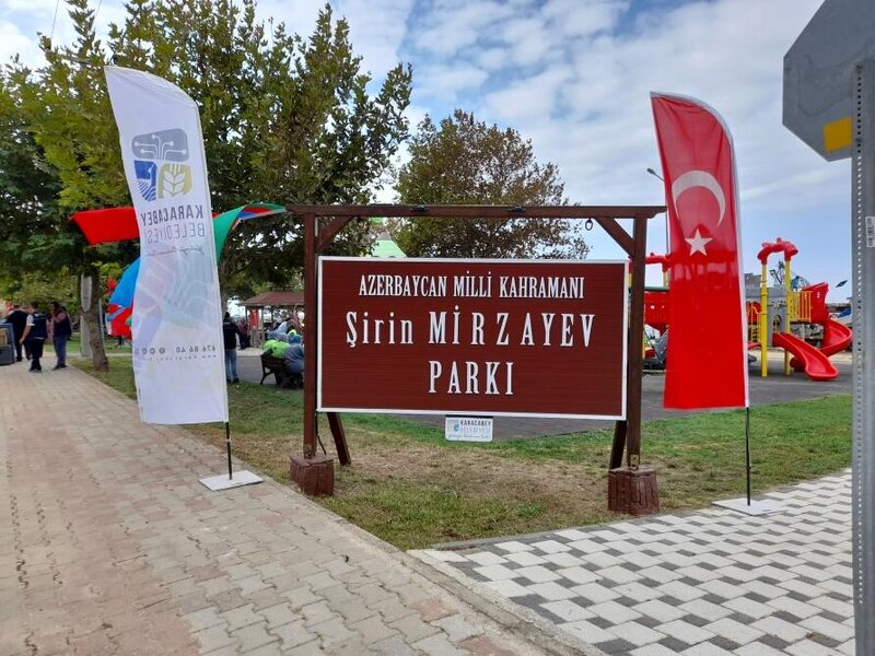 Bursada Milli Qəhrəman Şirin Mirzəyev adına park açıldı - FOTO