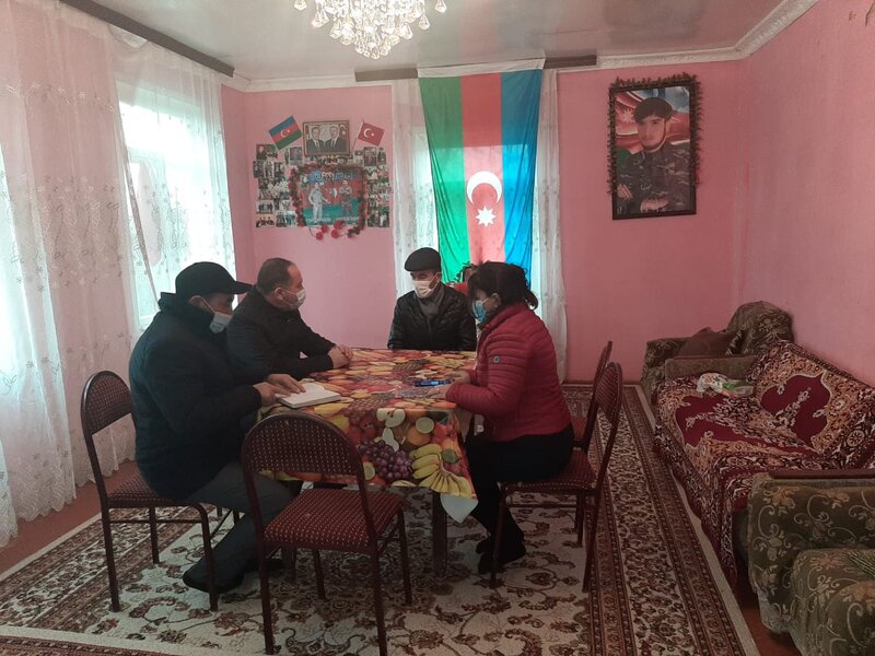 Tərtərdə şəhid Elvin Quluzadənin ailəsi üçün təsərrüfat yaradıldı