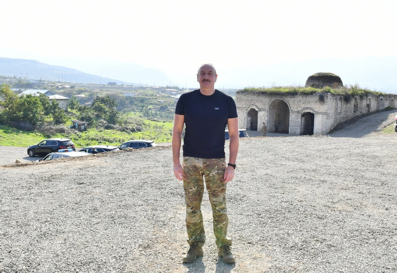 İlham Əliyev Şuşa rayonunun Malıbəyli kəndində olub - FOTO