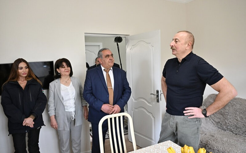 İlham Əliyev: 'Talış kəndində daha 178 ev tikiləcək