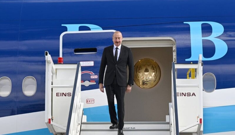 Prezident İlham Əliyev Almaniyaya rəsmi səfərə gəlib