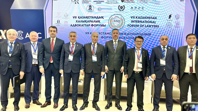 Vəkillər Kollegiyasının nümayəndə heyəti Qazaxıstanda keçirilən VII Beynəlxalq Vəkillər Forumunda iştirak edib