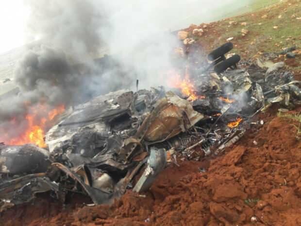 SON DƏQİQƏ: hərbi helikopter vuruldu, pilotlar öldü - FOTO (YENİLƏNDİ)