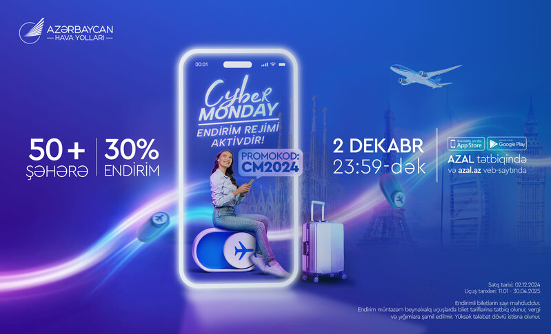 AZAL-dan 'Cyber Monday' kampaniyası ilə endirimlərə davam