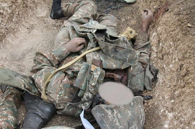 Suqovuşanda erməni hərbçilərin meyiti tapılıb