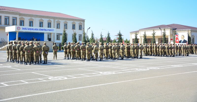 Ağstafada Daxili Qoşunların yaranması günü qeyd olundu - Fotolar