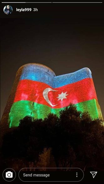 Leyla Əliyevadan Bayraq Günü paylaşımı - FOTO 