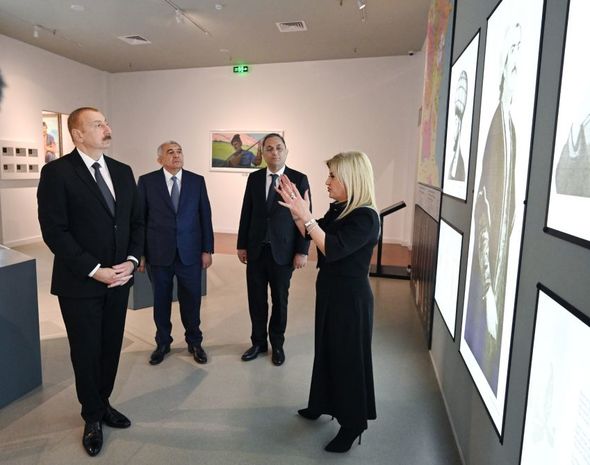 Prezident Tovuzda Azərbaycan Aşıq Sənəti Dövlət Muzeyinin açılışında - YENİLƏNİB+FOTO
