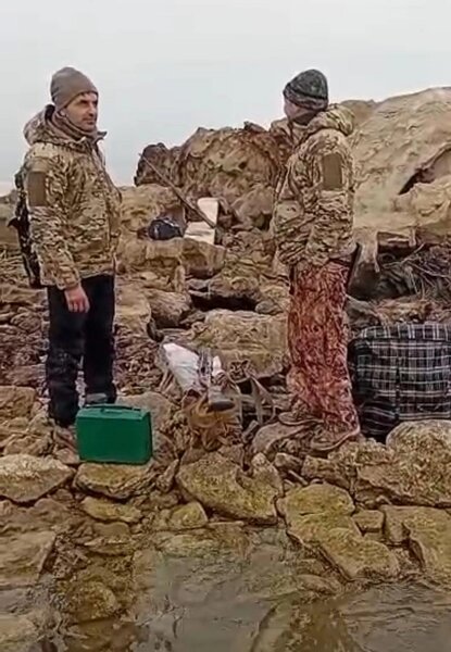 Xəzər dənizində köməksiz qalan balıqçılar xilas edildi