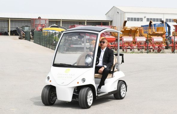 Prezident Hacıqabulda aqroparkın açılışında iştirak etdi - FOTO/VİDEO