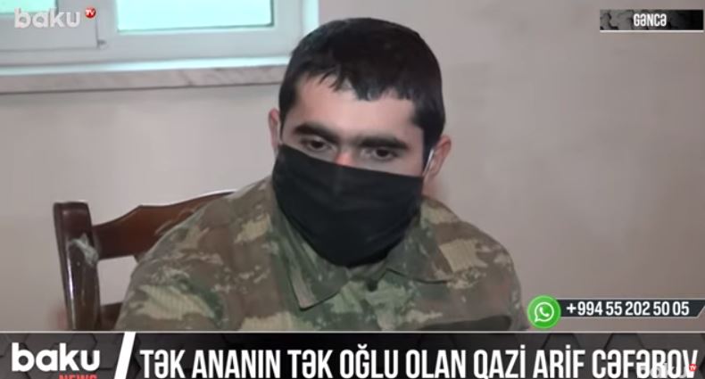 Tək ananın tək oğlu olan qazi Arif Cəfərov - VİDEO