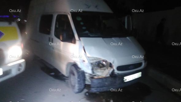 Gəncədə 5 maşının iştirakı ilə zəncirvari qəza olub - FOTO