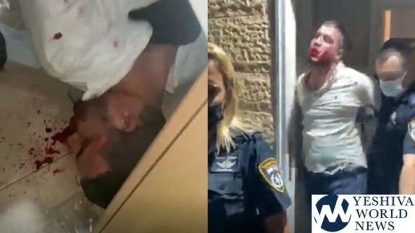 İsraildə polis karantin qaydalarını pozan toya basqın etdi: Qonaqları döydü - VİDEO