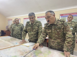 Zakir Həsənov Quru Qoşunlarında olub, müvafiq göstərişlər verdi - FOTO