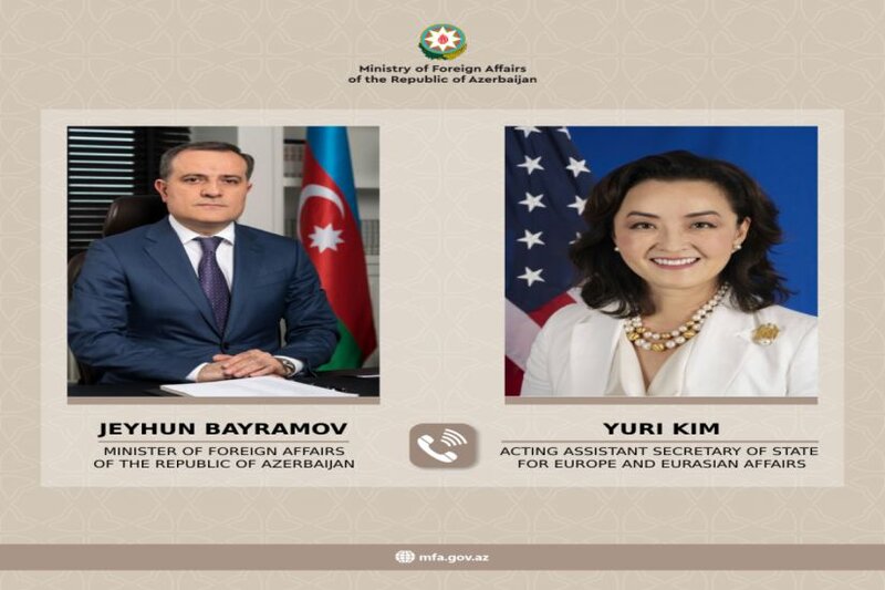 Ceyhun Bayramov ABŞ dövlət katibinin köməkçisi ilə telefonla danışdı