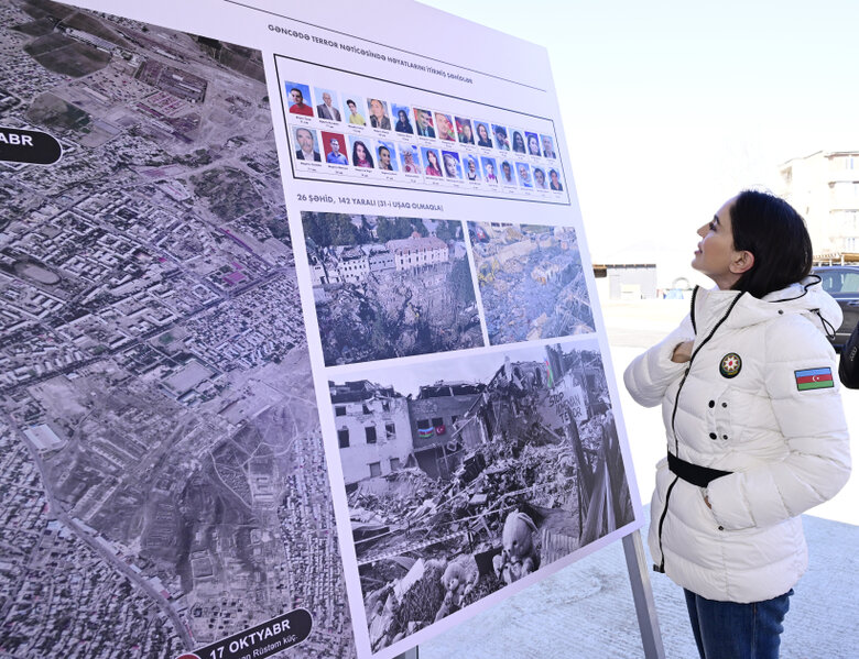 Birinci vitse-prezident Gəncə Memorial Kompleksinin layihəsi ilə tanış oldu - FOTOLAR