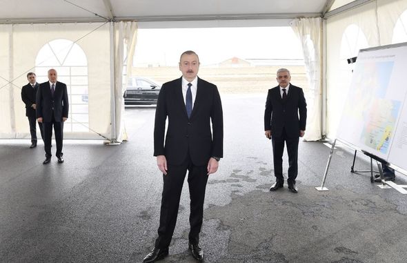 İlham Əliyev magistral qaz kəmərinin açılışında - YENİLƏNİB + FOTO/VİDEO