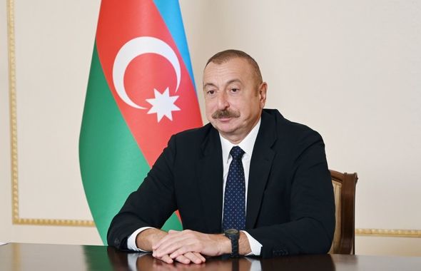 İlham Əliyev Dünya İqtisadi Forumunun prezidenti ilə görüşdü - FOTO