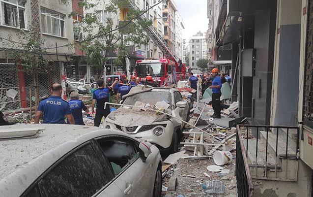 İstanbulda yaşayış binasında partlayış - Ölən və yaralananlar var