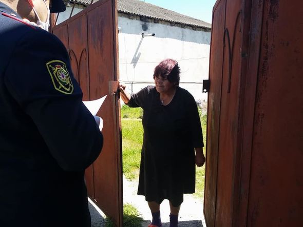Xaçmaz polisi aztəminatlı ailələri sevindirdi - FOTO/VİDEO
