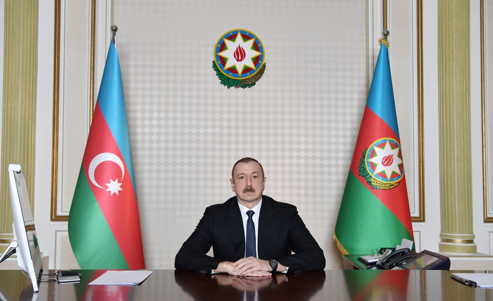 İlham Əliyev Avropa Yenidənqurma və İnkişaf Bankının prezidenti ilə videokonfrans keçirdi - FOTO