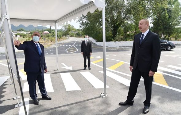 Muğanlı-İsmayıllı-Təzəkənd-Ağbulaq-Qoşakənd avtomobil yolu istifadəyə verilib - FOTO