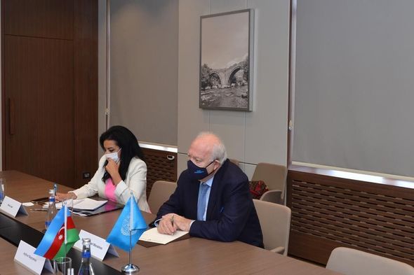 Ceyhun Bayramov Migel Angel Moratinos ilə görüşüb – FOTO