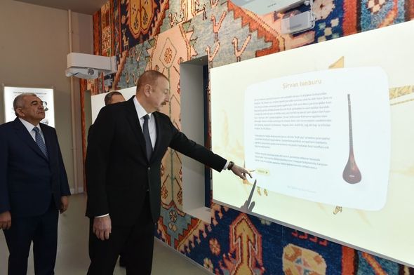 Prezident Tovuzda Azərbaycan Aşıq Sənəti Dövlət Muzeyinin açılışında - YENİLƏNİB+FOTO