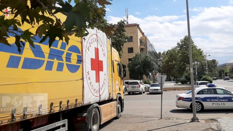 Rusiyanın göndərdiyi yük maşınının keçidi niyə gecikdirilir? - 
