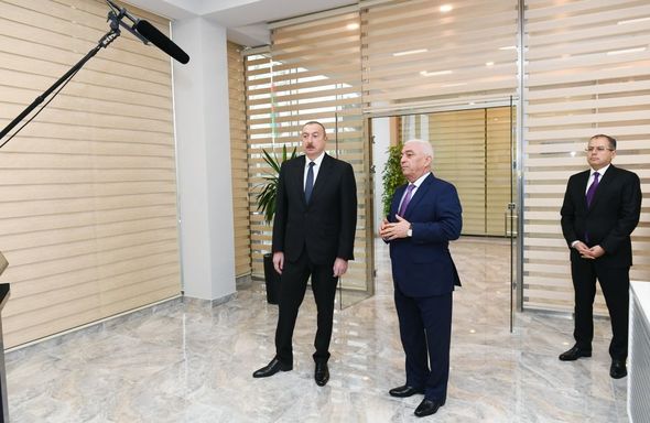İlham Əliyev "Müşfiq" yarımstansiyasının istifadəyə verilmə mərasimində - FOTO