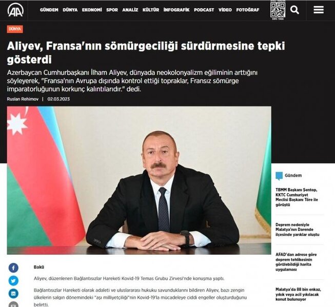 Türkiyə mətbuatı İlham Əliyevin çıxışından YAZDI - FOTO